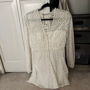 OYSTER WHITE ZARA DRESS